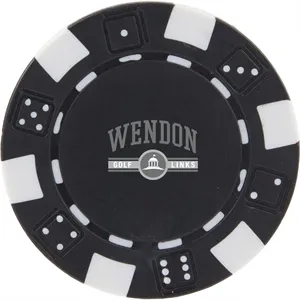 Recycled Poker Chip Ball Marker