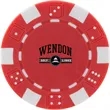 Recycled Poker Chip Ball Marker | https://www.bestnamebadges.com