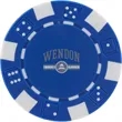 Recycled Poker Chip Ball Marker | https://www.bestnamebadges.com