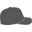 Cap America Summit Perforated Cap with Rope | https://www.bestnamebadges.com