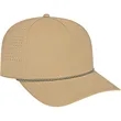Cap America Summit Perforated Cap with Rope | https://www.bestnamebadges.com