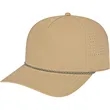 Cap America Summit Perforated Cap with Rope | https://www.bestnamebadges.com