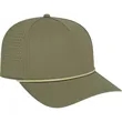 Cap America Summit Perforated Cap with Rope | https://www.bestnamebadges.com