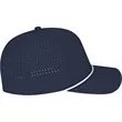 Cap America Summit Perforated Cap with Rope | https://www.bestnamebadges.com