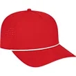 Cap America Summit Perforated Cap with Rope | https://www.bestnamebadges.com