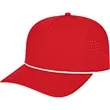Cap America Summit Perforated Cap with Rope | https://www.bestnamebadges.com