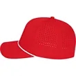 Cap America Summit Perforated Cap with Rope | https://www.bestnamebadges.com