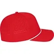 Cap America Summit Perforated Cap with Rope | https://www.bestnamebadges.com
