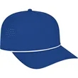 Cap America Summit Perforated Cap with Rope | https://www.bestnamebadges.com
