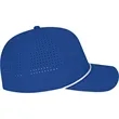 Cap America Summit Perforated Cap with Rope | https://www.bestnamebadges.com