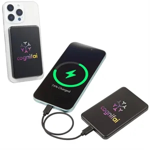 MagClick™ 5,000 mAh Slim Aluminum Power Bank