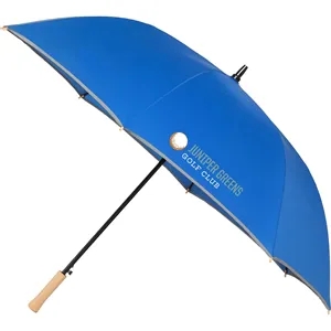 60" Auto Open Umbrella w/ Reflective Trim