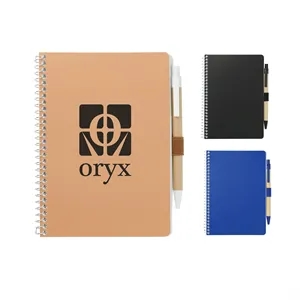FSC® Mix 5' x 7' Spiral Notebook with Pen