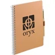FSC® Mix 5' x 7' Spiral Notebook with Pen | https://www.bestnamebadges.com
