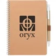 FSC® Mix 5' x 7' Spiral Notebook with Pen | https://www.bestnamebadges.com