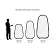 Three Sided Tower Shaped A - POP UP Standing Banner | https://www.bestnamebadges.com