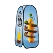 Three Sided Tower Shaped A - POP UP Standing Banner | https://www.bestnamebadges.com