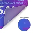 Custom Digital Printed Feather Flags - 8' x 2' | https://www.bestnamebadges.com