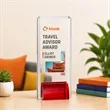 Annapolis VividPrint™ Award - Red | https://www.bestnamebadges.com