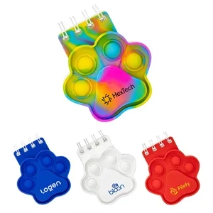 Paw Spiral Notebook Push Pop