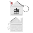House Tape Measure Keychain | https://www.bestnamebadges.com