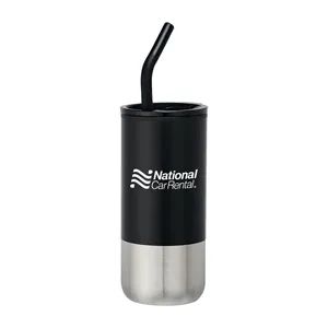 18oz Cup w/ Straw