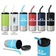 18oz Cup w/ Straw | https://www.bestnamebadges.com