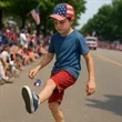 Patriotic Kickball | https://www.bestnamebadges.com
