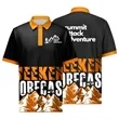 Custom Sublimated Performance Polo With Self Fabric Cuffs | https://www.bestnamebadges.com