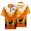 Custom Sublimated Performance Polo With Self Fabric Cuffs | https://www.bestnamebadges.com
