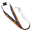 Rainbow Lanyard | https://www.bestnamebadges.com