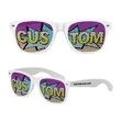 Full Color Sunglasses | https://www.bestnamebadges.com