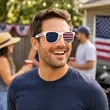 Patriotic Lens Sunglasses | https://www.bestnamebadges.com