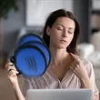 Nylon Hand Fan | https://www.bestnamebadges.com