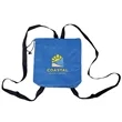 Microfiber beach towel with built-in drawstring bag | https://www.bestnamebadges.com
