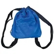 Microfiber beach towel with built-in drawstring bag | https://www.bestnamebadges.com