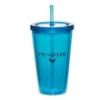 16oz Cup w/Straw | https://www.bestnamebadges.com