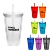 16oz Cup w/Straw | https://www.bestnamebadges.com