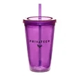 16oz Cup w/Straw | https://www.bestnamebadges.com