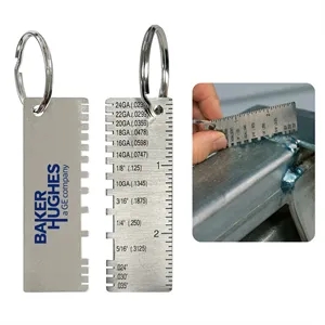 Wire Gauge Ruler Keychain
