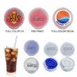 Silicone Straw w/ Case | https://www.bestnamebadges.com