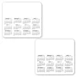 Double Sided Calendar Magnet | https://www.bestnamebadges.com