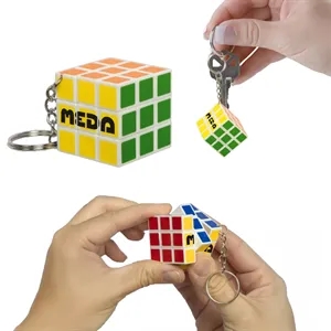 Puzzle Cube Keychain