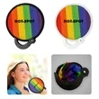 Rainbow Fan | https://www.bestnamebadges.com