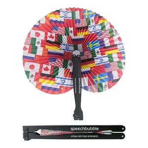 Flag Paper Fan