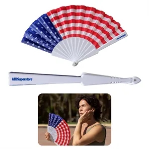 Patriotic Accordion Fan