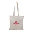 V Natural Organic Flat Tote | https://www.bestnamebadges.com
