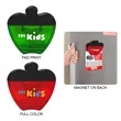Apple Magnetic Clip | https://www.bestnamebadges.com