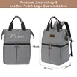 Deluxe Dual Compartment Insulated Cooler Backpack | https://www.bestnamebadges.com