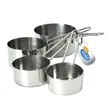 Stainless Steel Measuring Cups | https://www.bestnamebadges.com